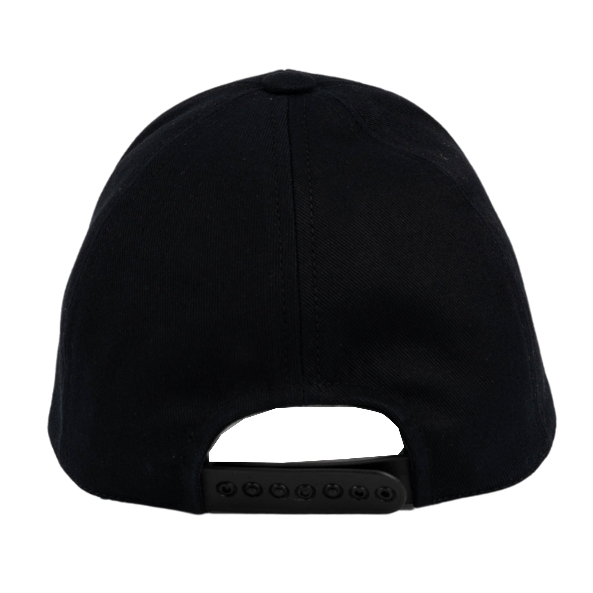 Signature cappello in cotone in nero