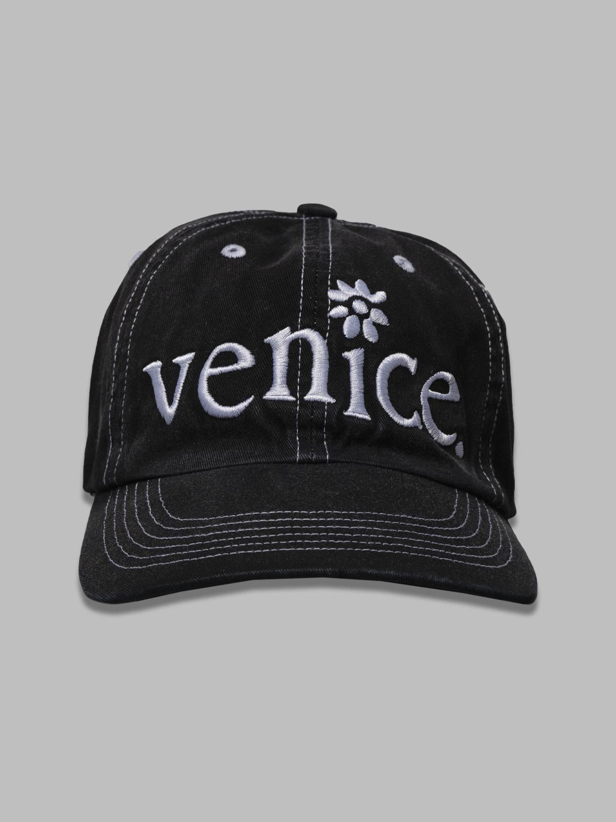 venice embroidered cap woven ERL10K002 BK ERL