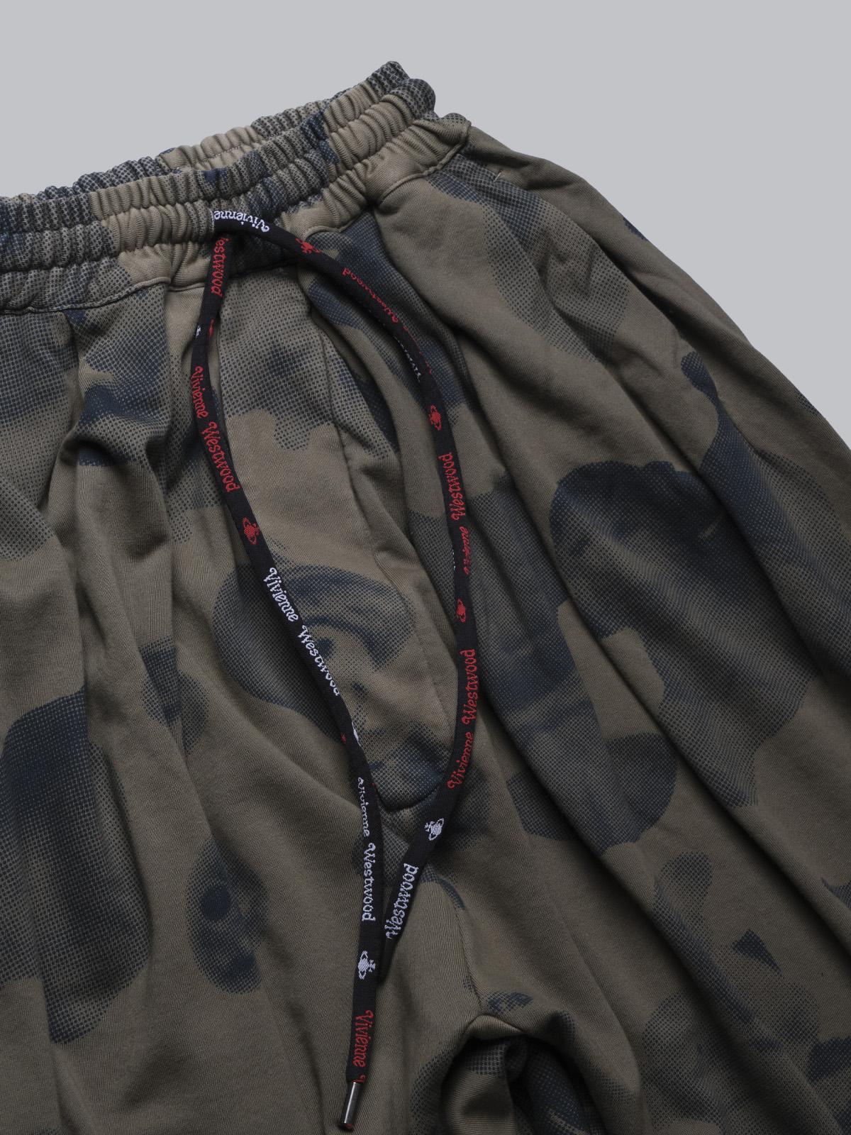 balloon sweatpants - green dyed figurine 3J01000U-J009H- M306 VIVIENNE WESTWOOD