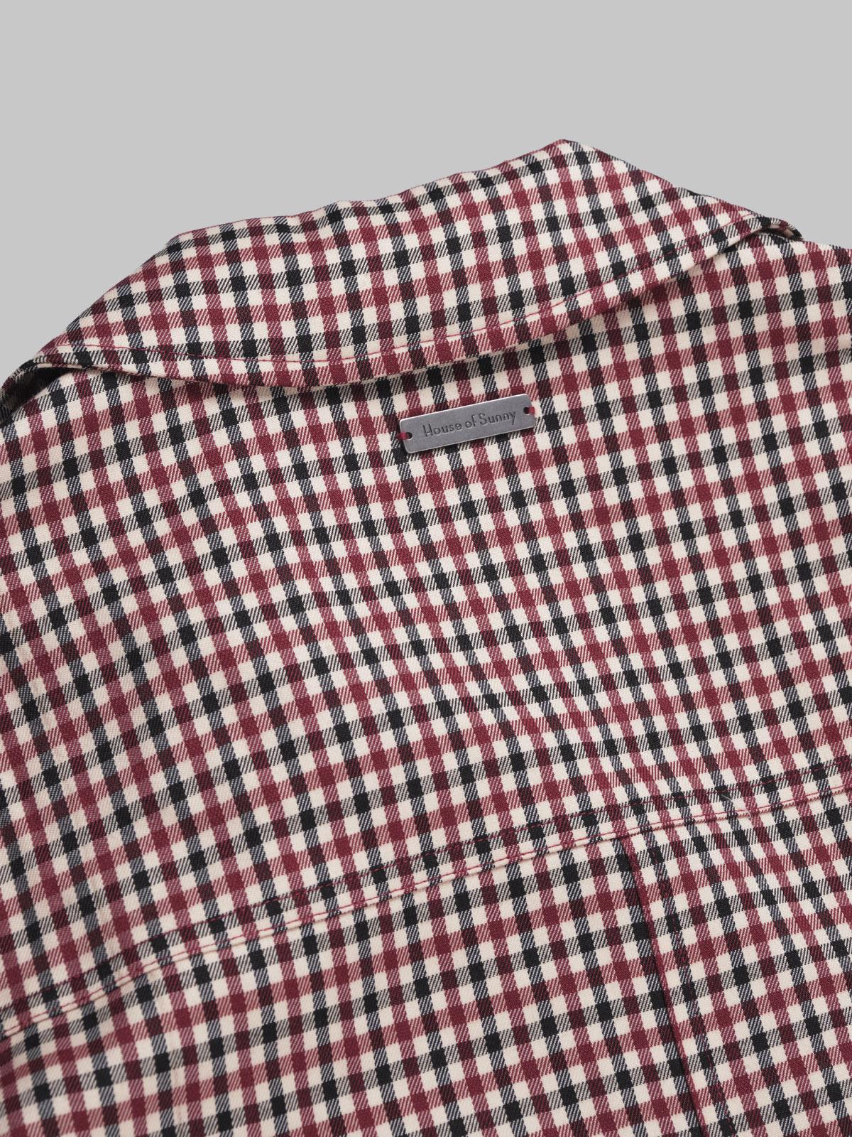 the marie mini check jacket VOL2626- MULTI HOUSE OF SUNNY