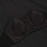 balconette bra turtleneck t-shirt VAQ10T020- BK VAQUERA