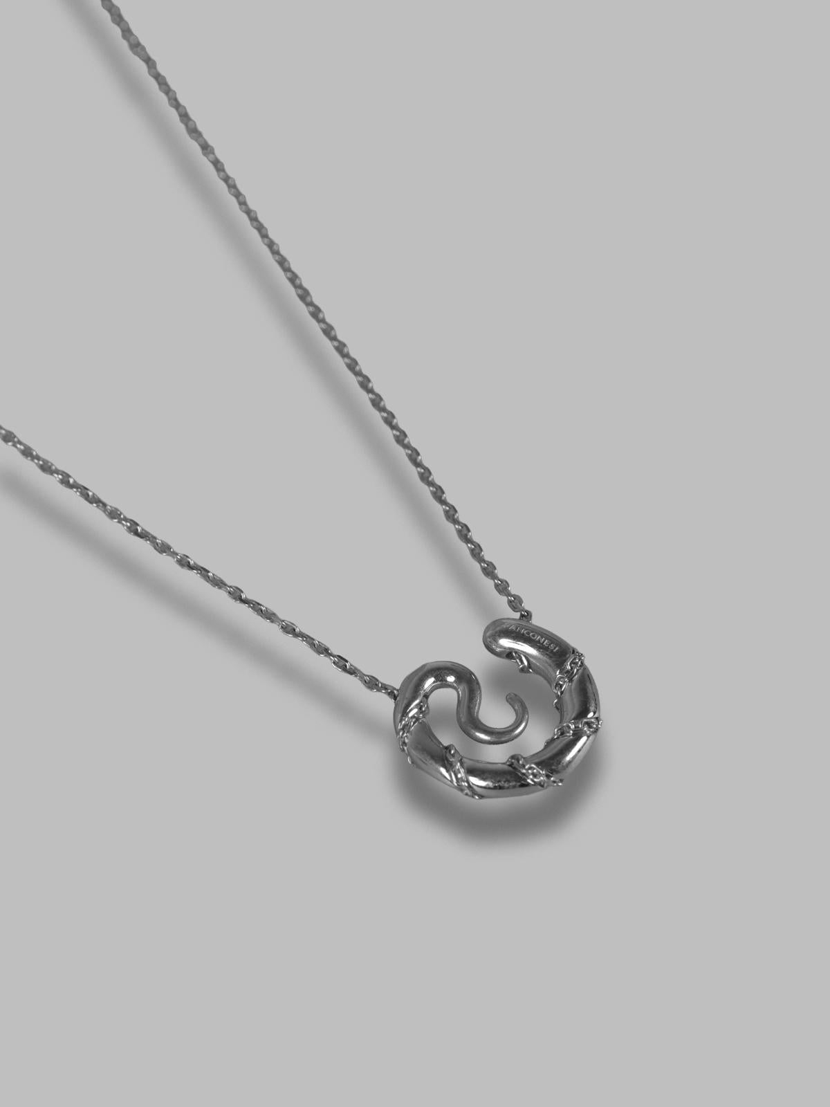 serpent medallion necklace F25-NE004- S PANCONESI