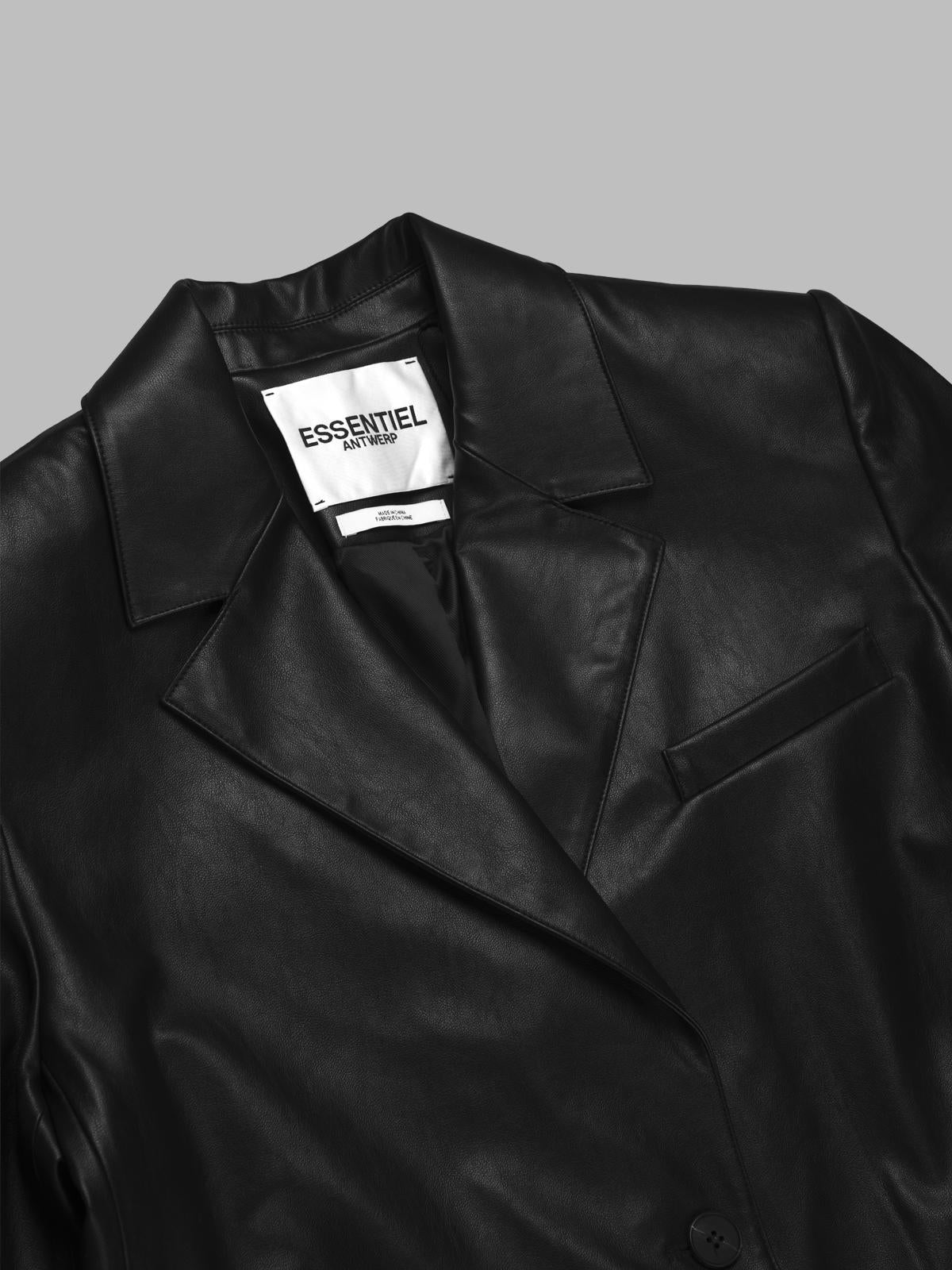 idrey faux leather blazer IDREY- BL34 ESSENTIEL ANTWERP