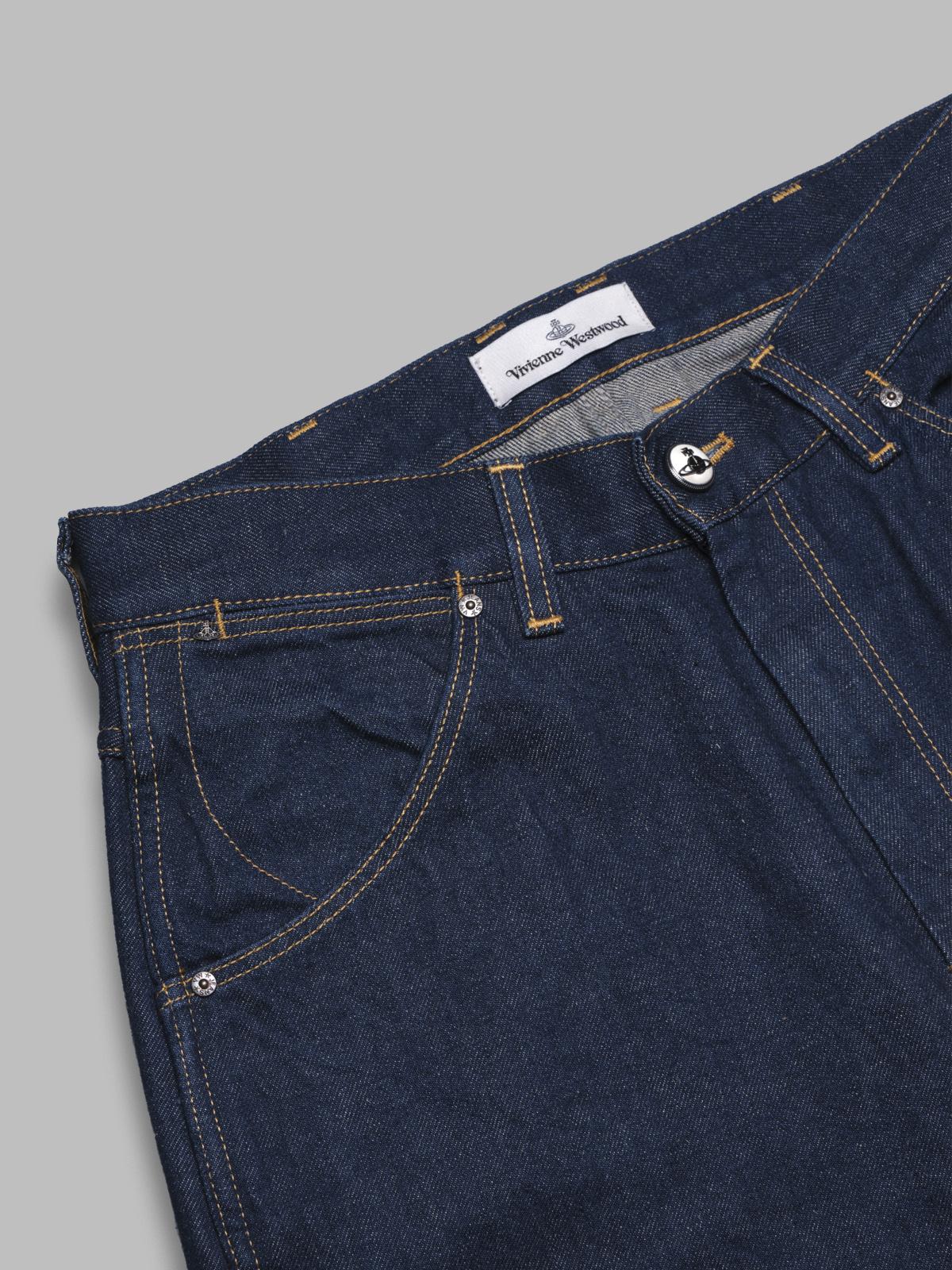 baggy jeans - indigo 3902000P-W0162- K406 VIVIENNE WESTWOOD