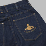 baggy jeans - indigo 3902000P-W0162- K406 VIVIENNE WESTWOOD