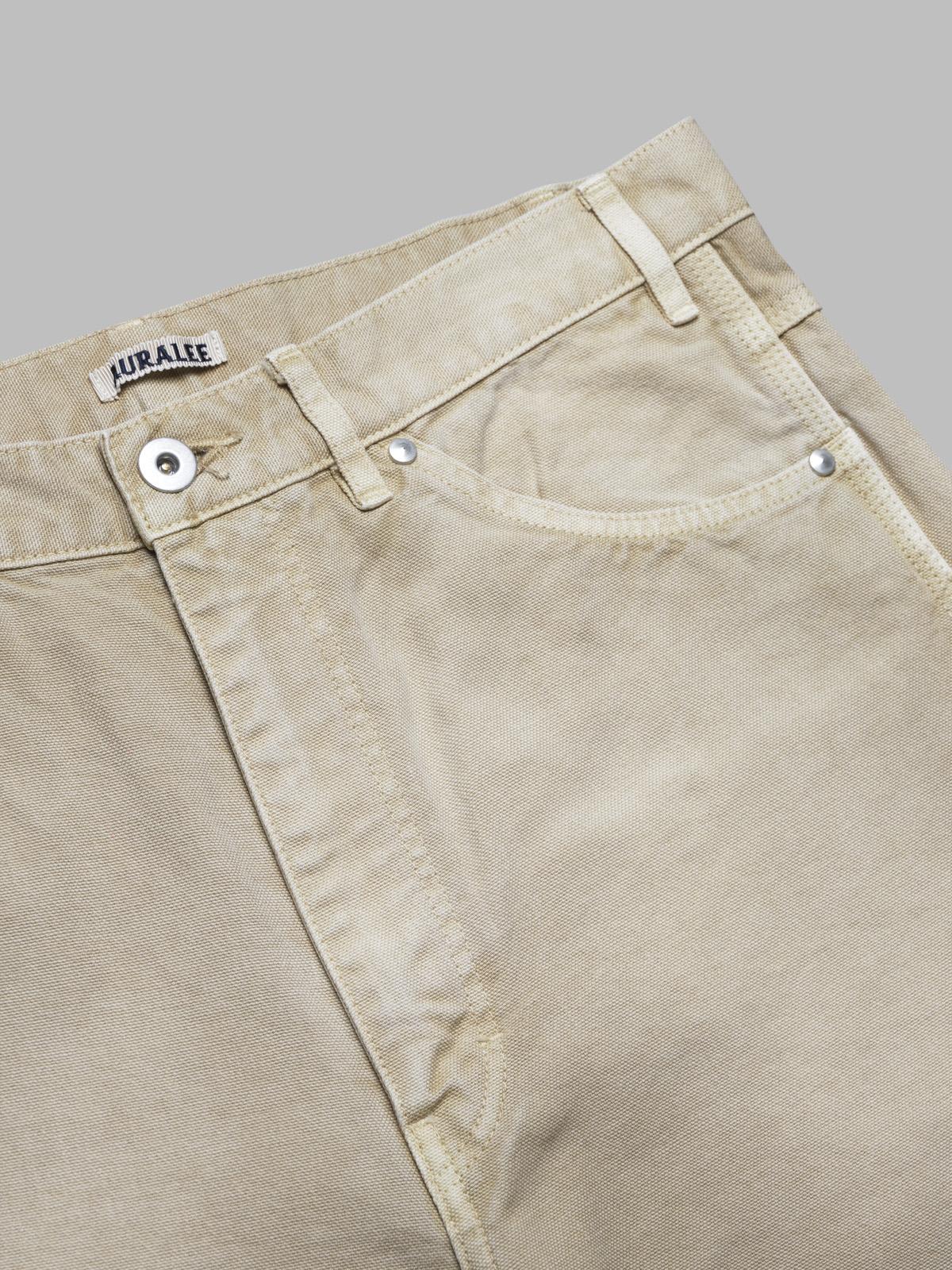 organic cotton duck pants A25SP02CD- LB AURALEE