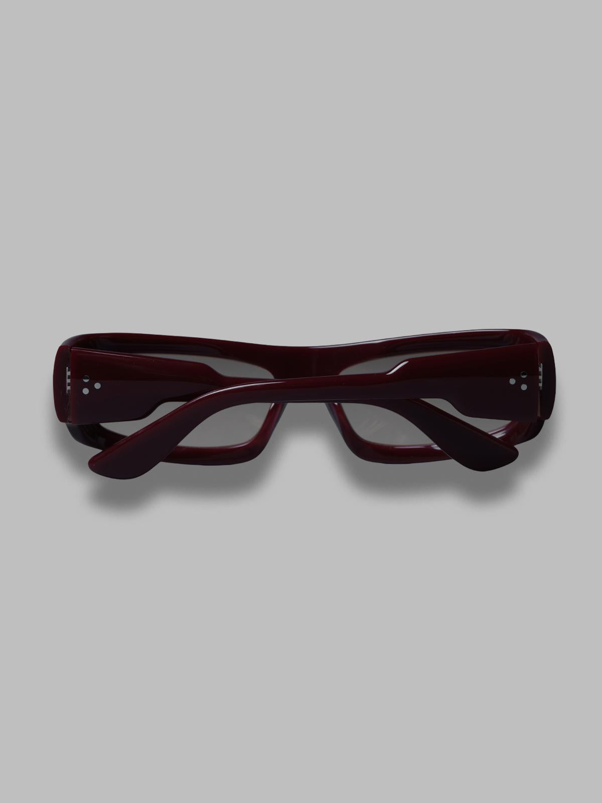 daryan sunglasses - carmesi acetate, amber lens - made in japan PT-6103- RD PORT TANGER