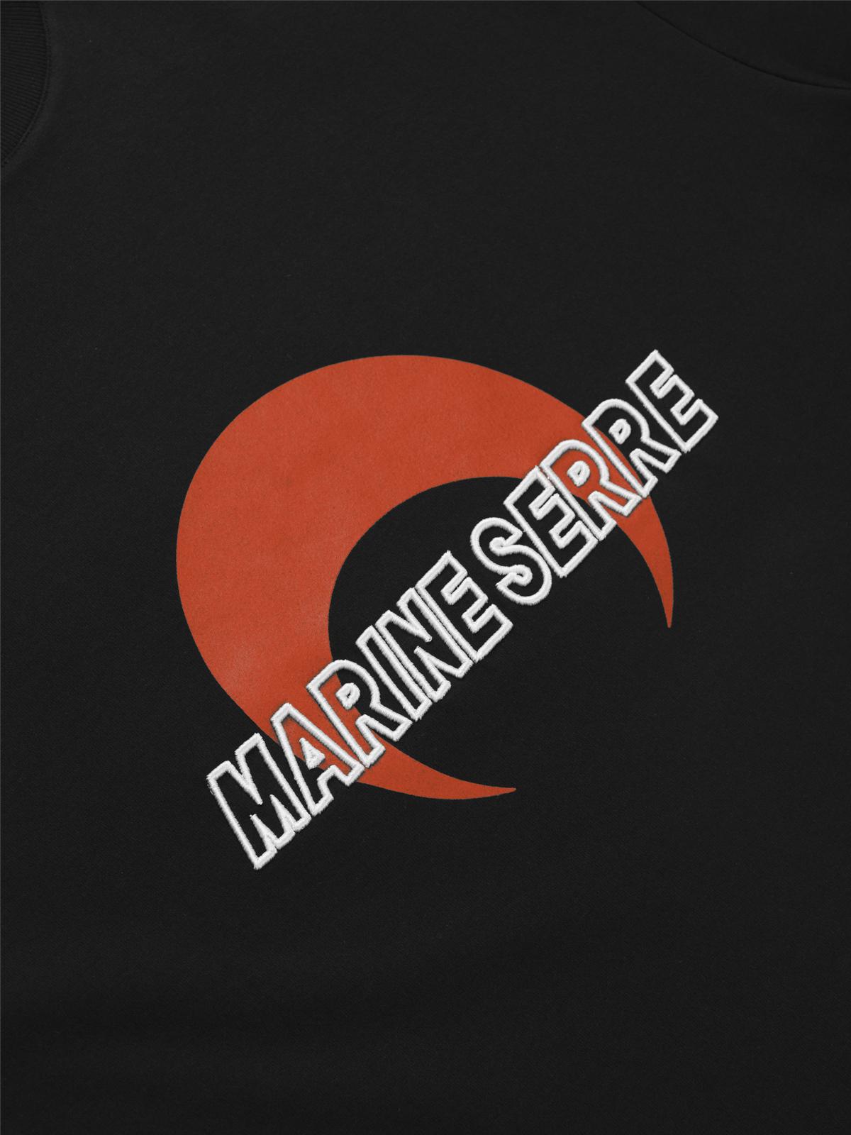 ms sports jersey relaxed t-shirt UTT001ACJER0072- BK97 MARINE SERRE