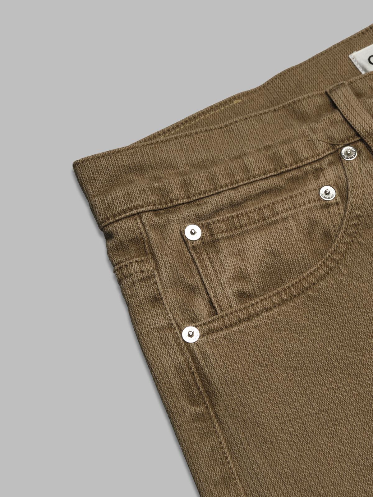 third cut dry grass chain twill M2255TDG- GR OUR LEGACY