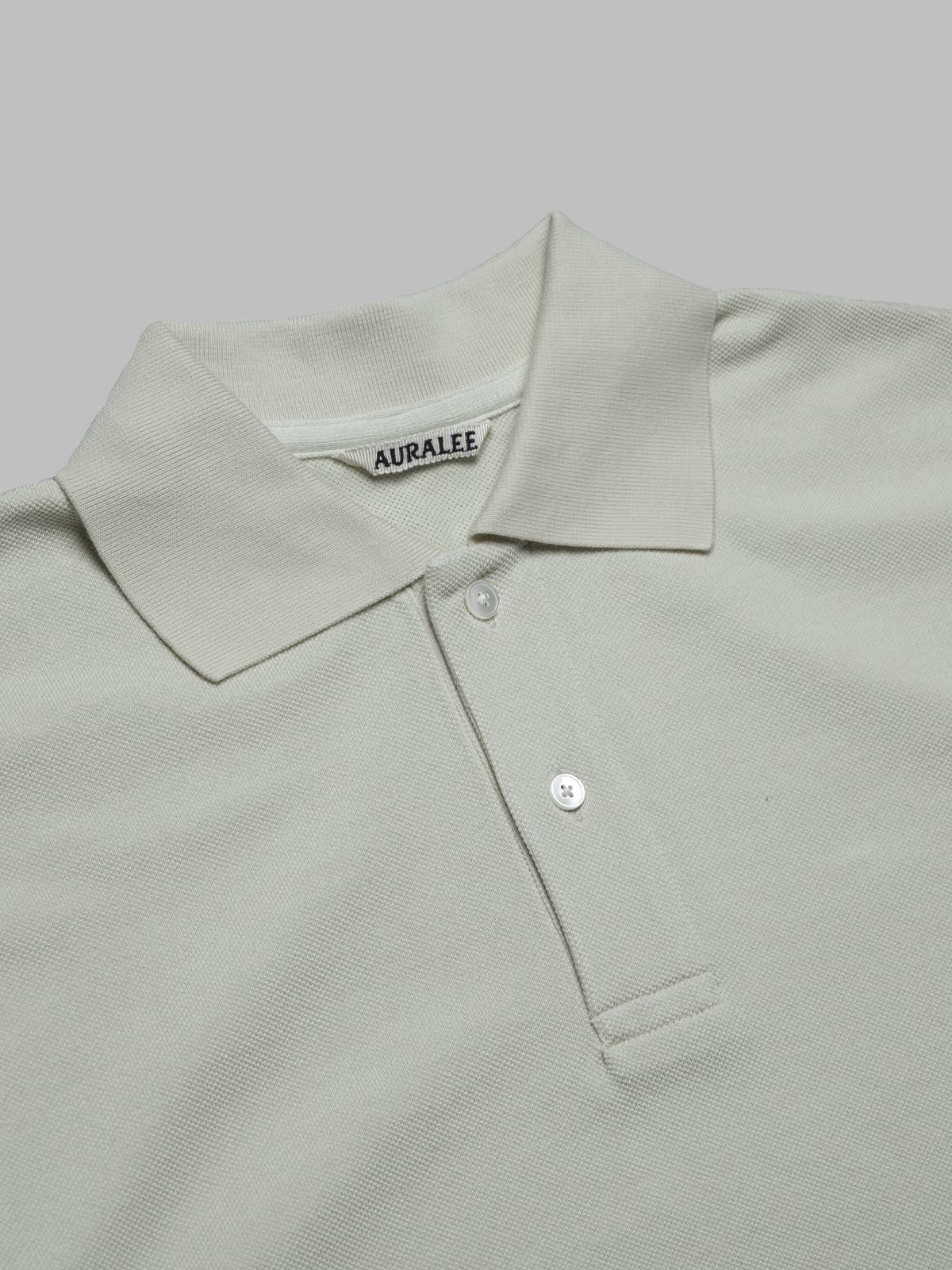 pima cotton heavy pique polo A25SP01SK- PIS AURALEE