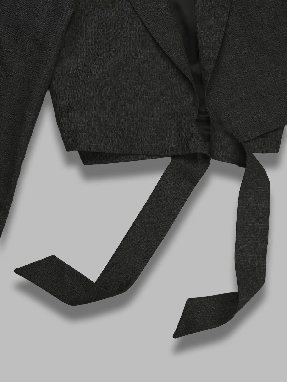 wrap blazer W4250WS- GRY OUR LEGACY