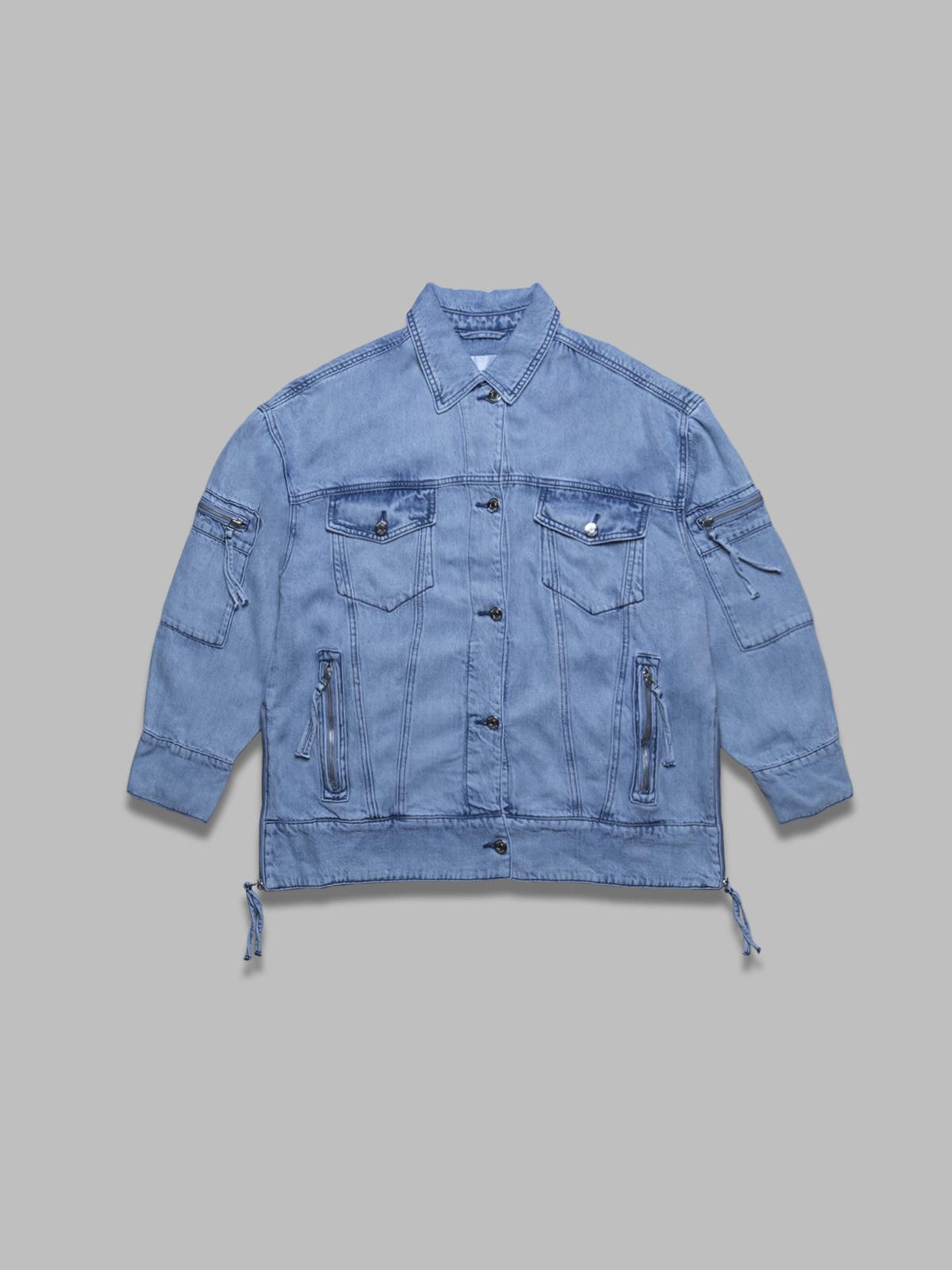 gz felina jacket - light blue washed 10909935- LB GESTUZ