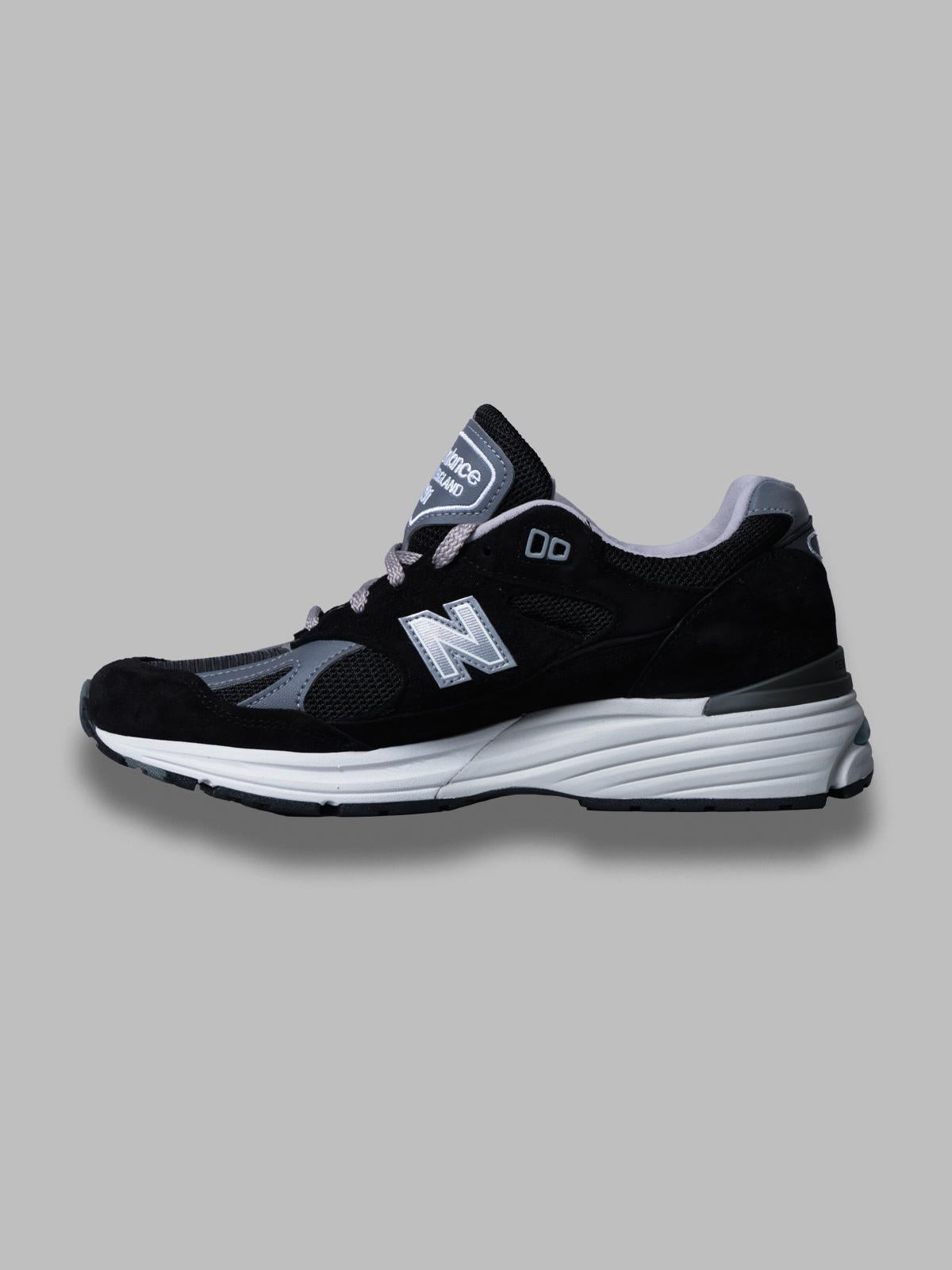 991v2 black - scarpa lifestyle - pigskin/synthetic/mesh U991BK2 BK2 NEW BALANCE