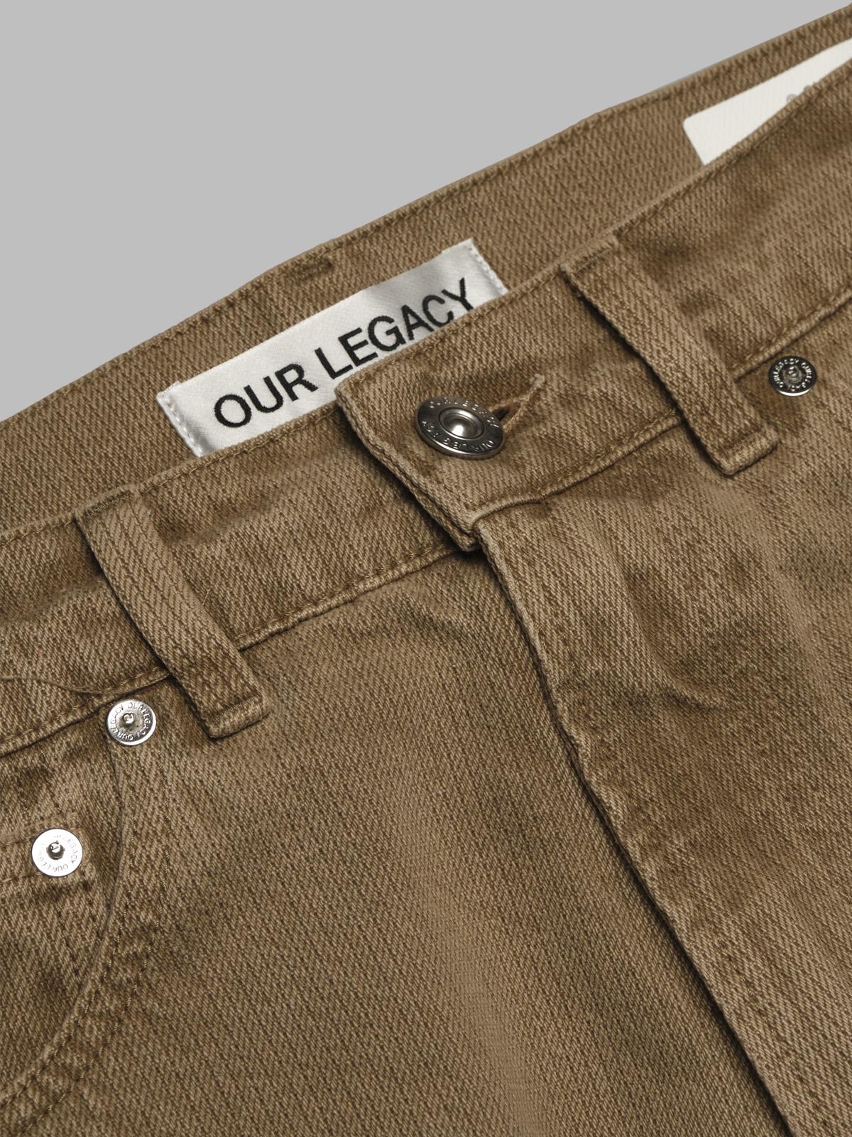 third cut dry grass chain twill M2255TDG- GR OUR LEGACY