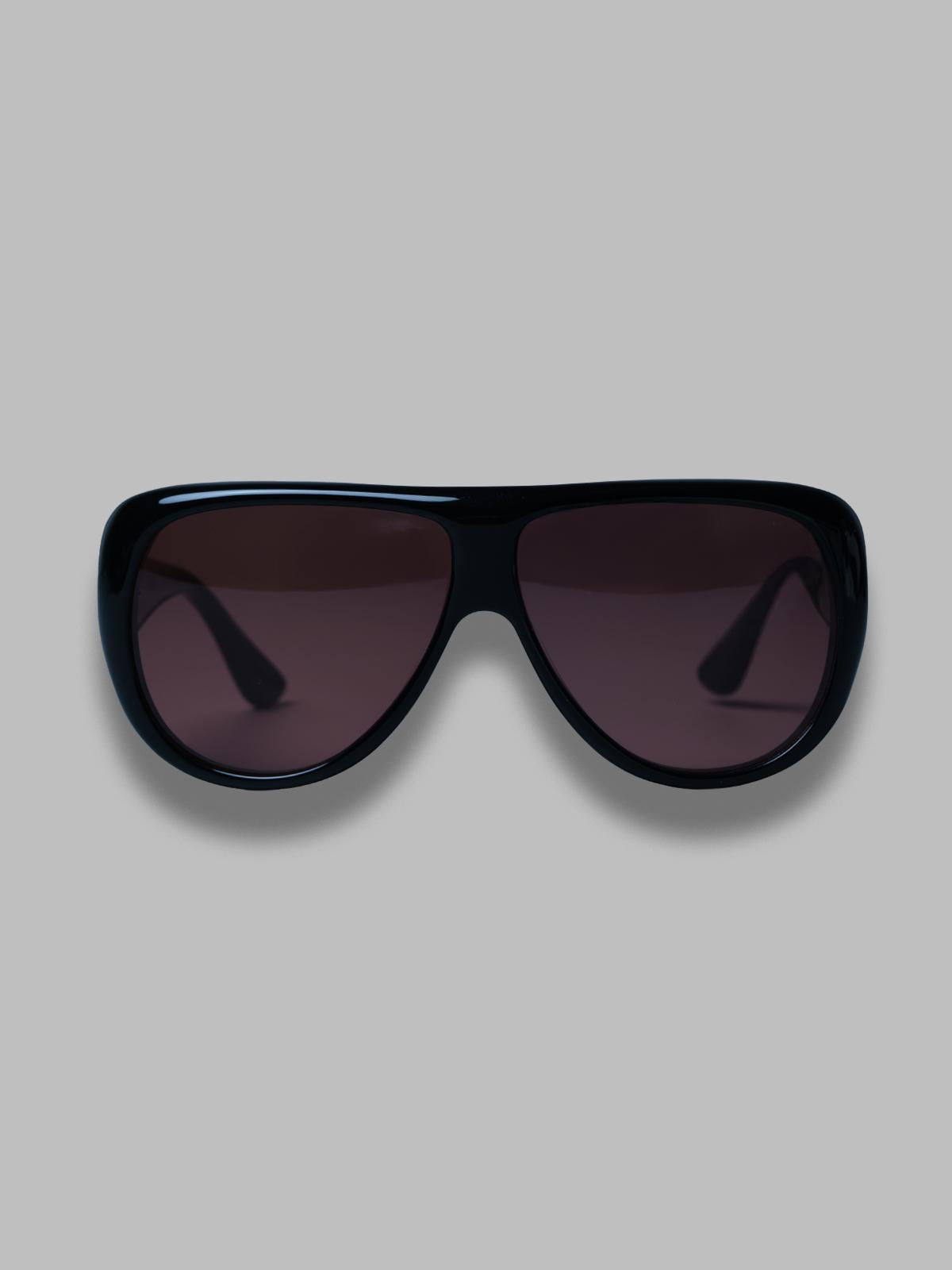 gambia sunglasses - black acetate, tobacco lens - made in japan PT-6502- BK PORT TANGER