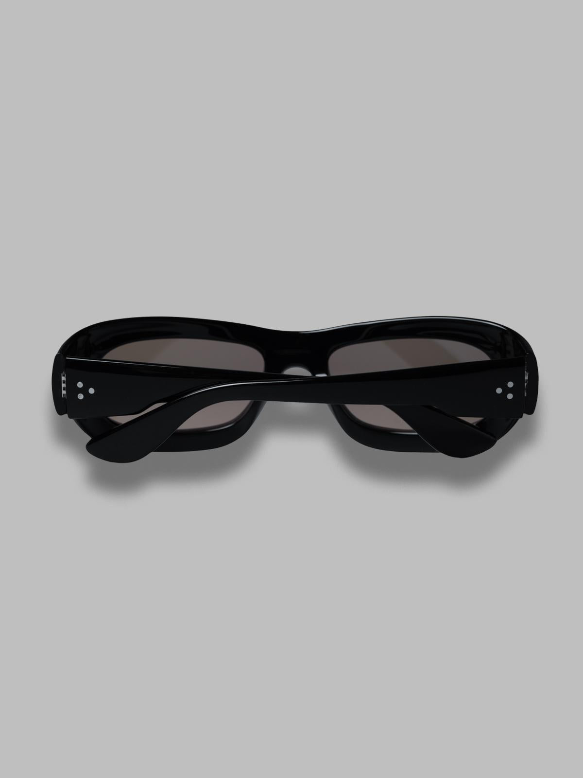 ghaib sunglasses - black acetate, amber lens - made in japan PT-5502- BK PORT TANGER