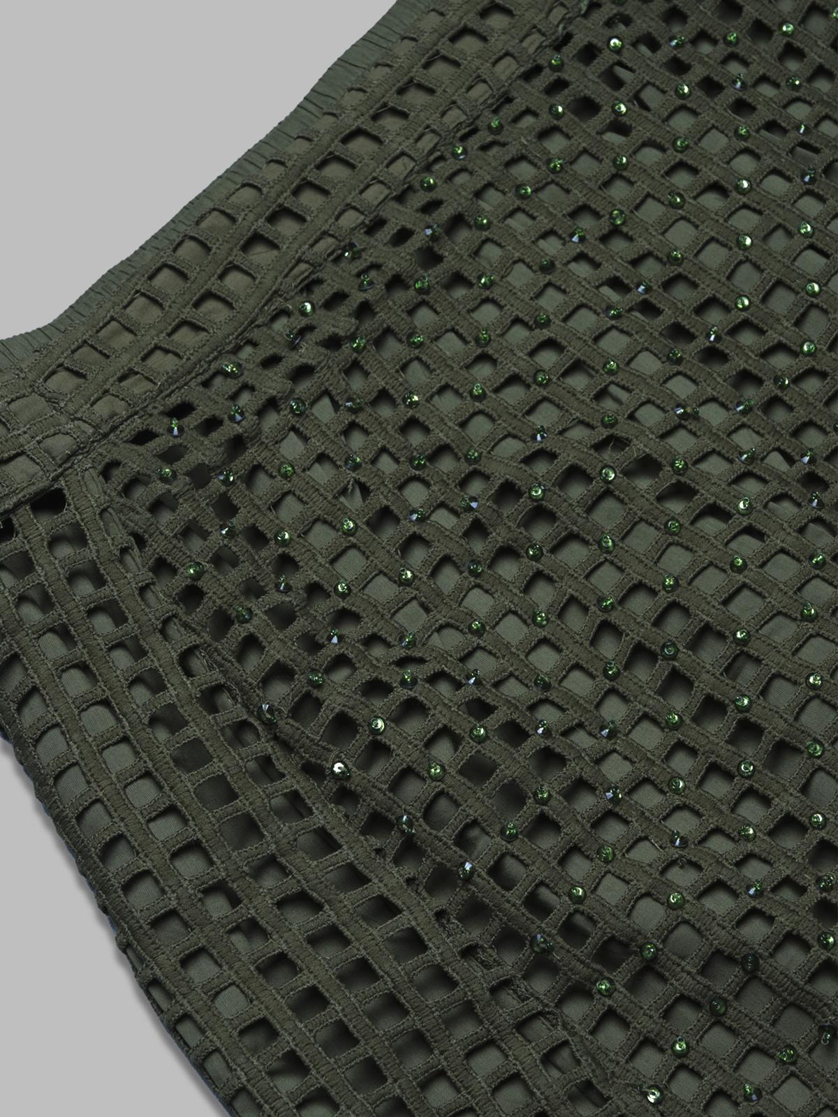 handkerchief sequin mesh skirt HANDKERCHIEF- KG14 ESSENTIEL ANTWERP