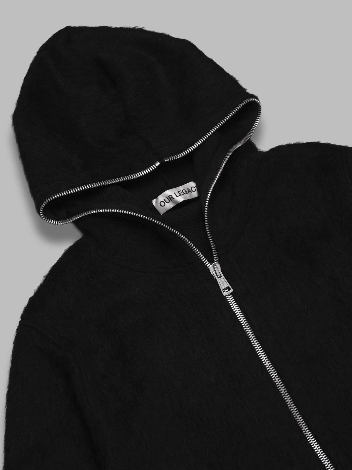 full zip hood M4243FBH- BK OUR LEGACY
