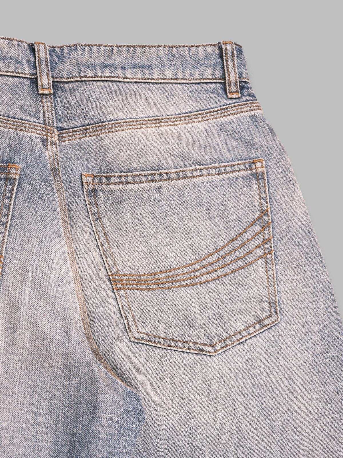 breakwater wash denim jeans ERL11P003- BLU ERL