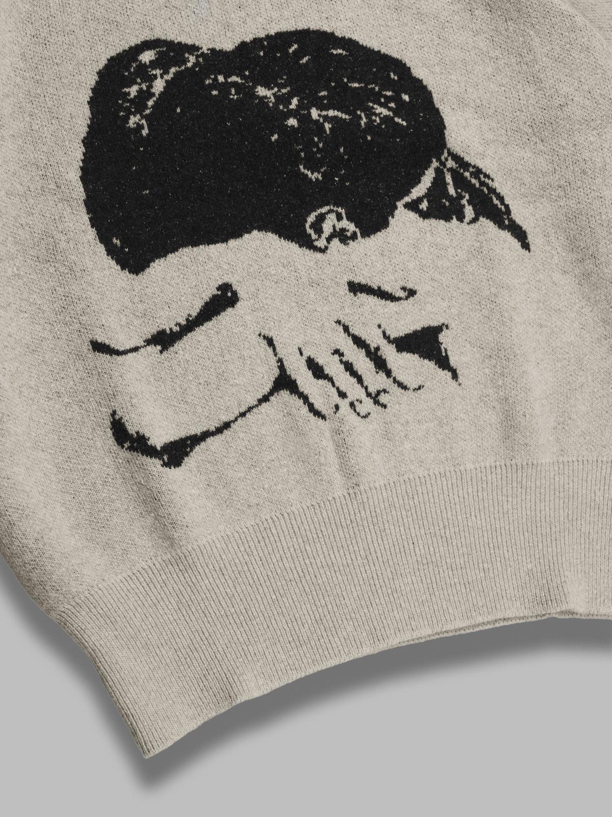 your warm embrace sweater AW25KNW0301- BG CARNE BOLLENTE