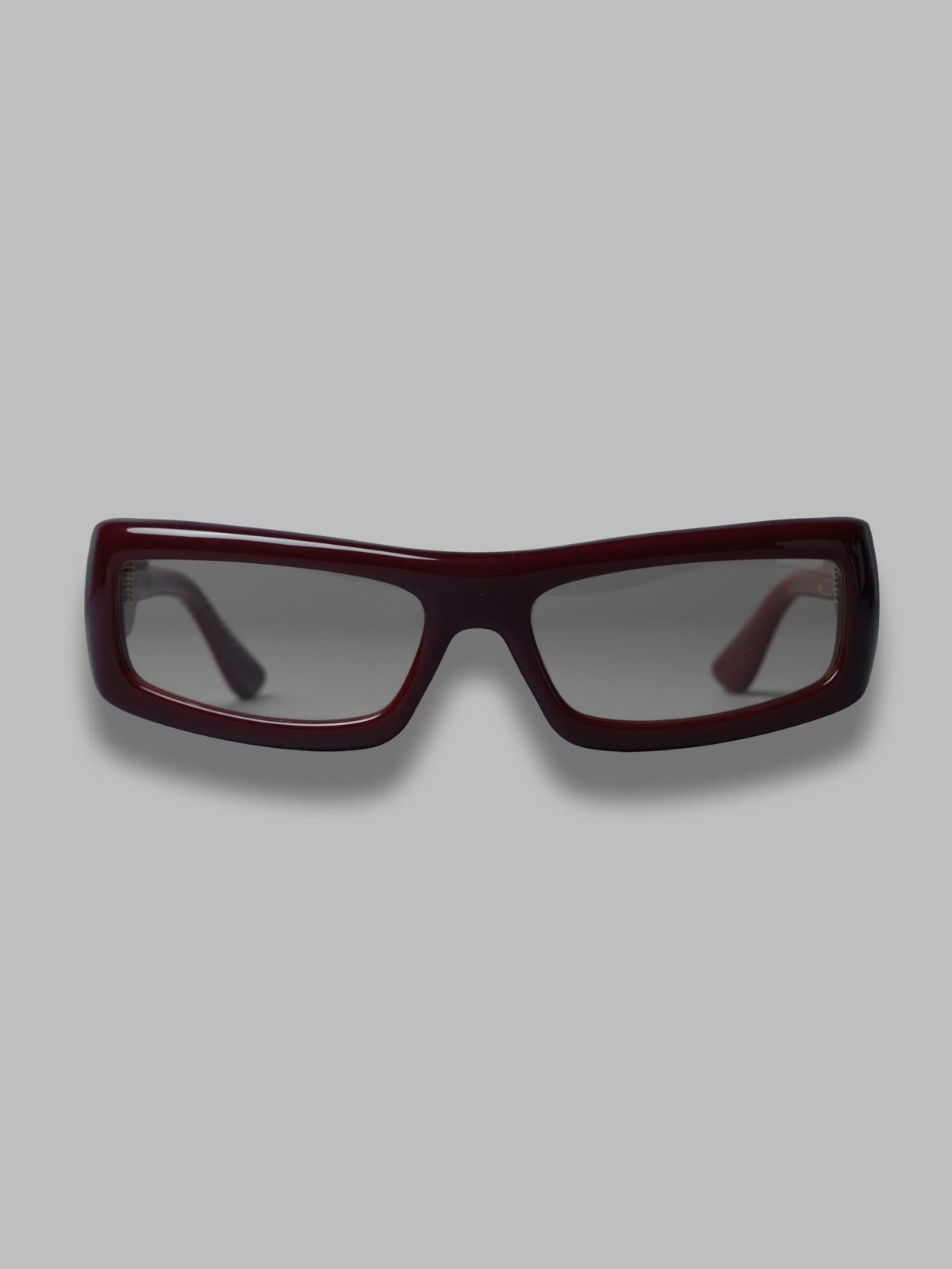 daryan sunglasses - carmesi acetate, amber lens - made in japan PT-6103- RD PORT TANGER