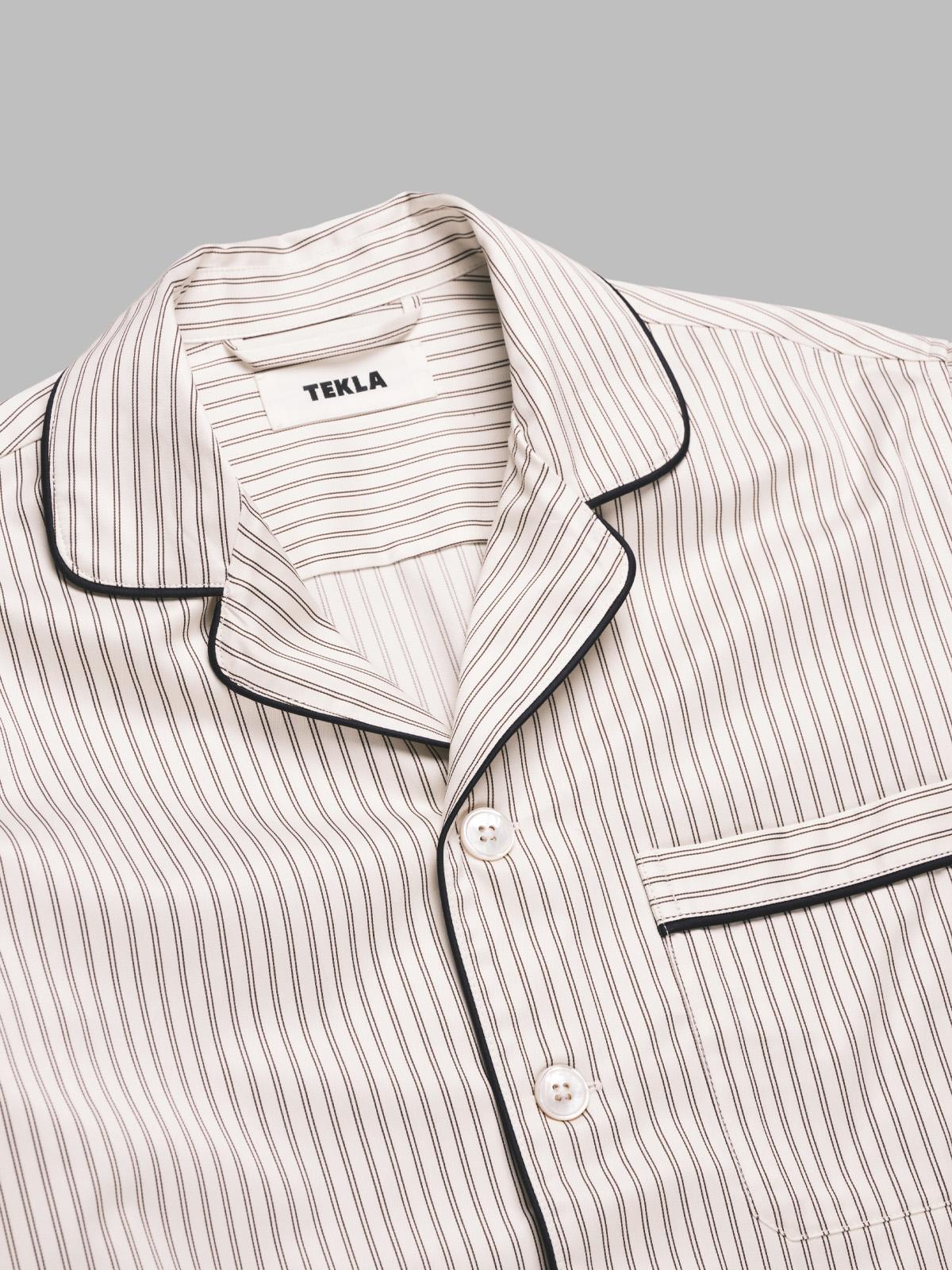 sateen pyjamas shirt ST-SHIRT-LS-406- BRW TEKLA