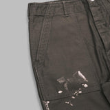 washed baggy satin bleached baker pants A25AP01BP- KHI AURALEE