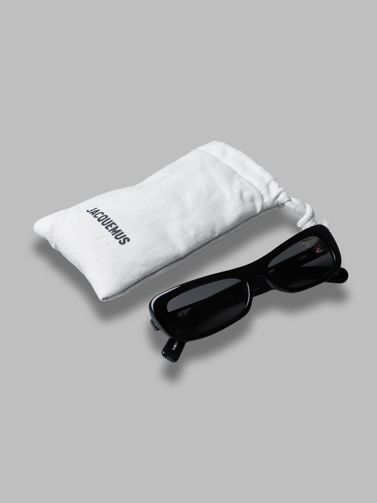 capri black/ yellow gold/ grey JAC55C1SUN BK JACQUEMUS