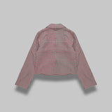 the marie mini check jacket VOL2626- MULTI HOUSE OF SUNNY