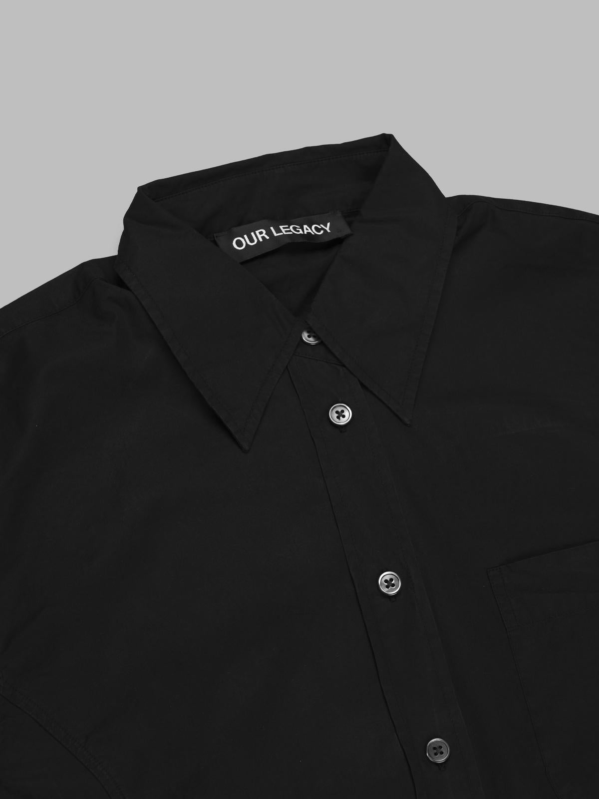 balloon shirt W4252BD- BK OUR LEGACY
