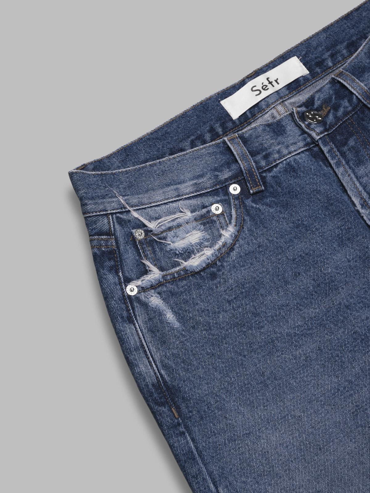 frayed cut jeans MSS25FRAYEDCUT- DAR SÉFR