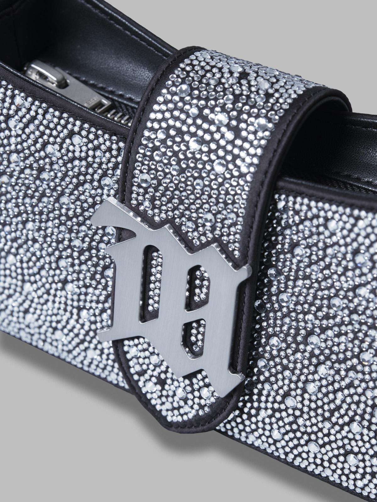 crystal shoulder mini bag 250A412 BK MISBHV
