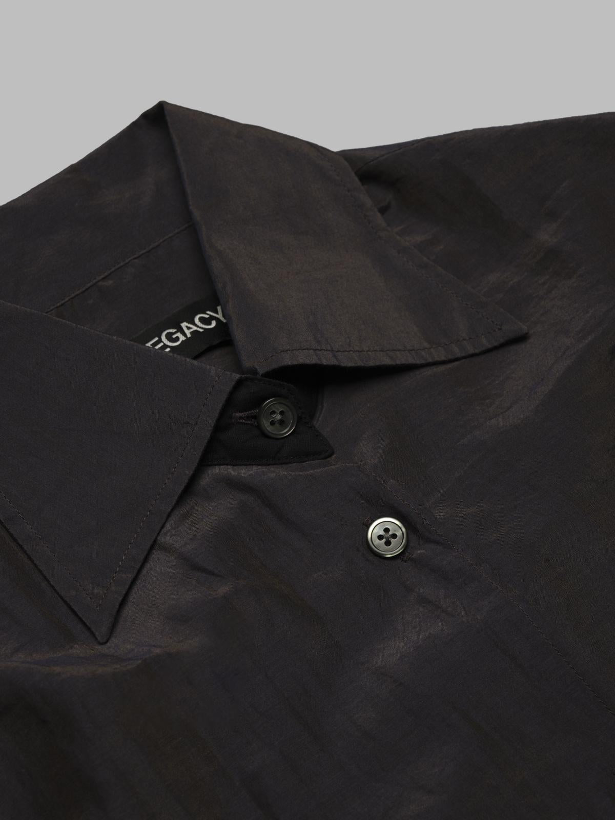 sincere shirt charcoal bordeaux cotton silk W2252SC- CH OUR LEGACY