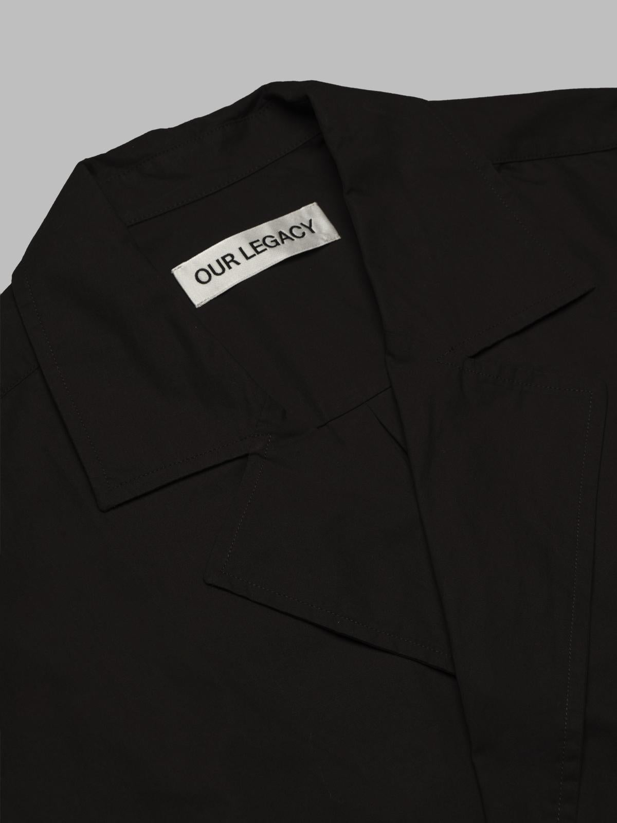 duo shirt hefty brown coarse poplin M2252DH- BR OUR LEGACY