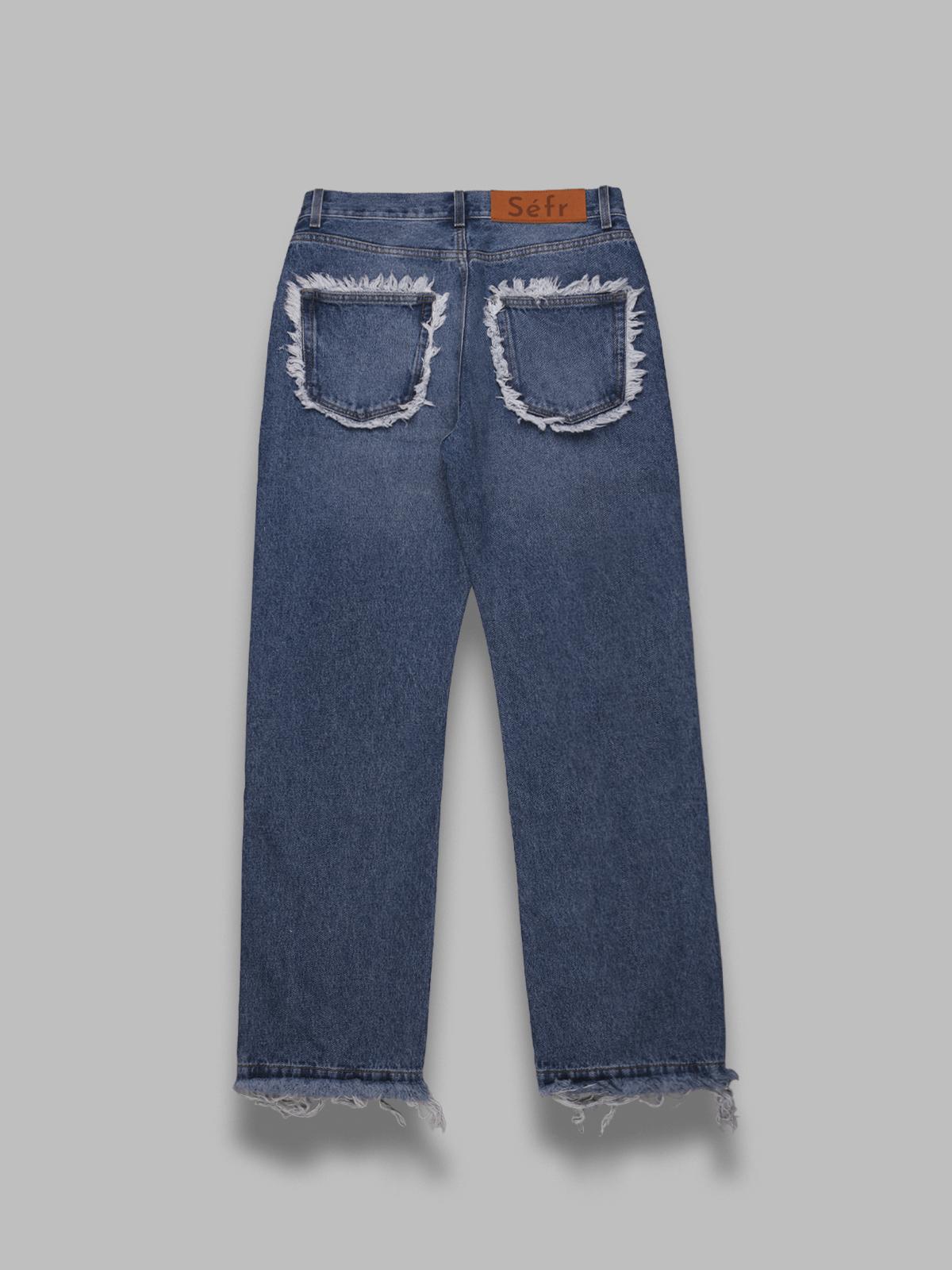 frayed cut jeans MSS25FRAYEDCUT- DAR SÉFR