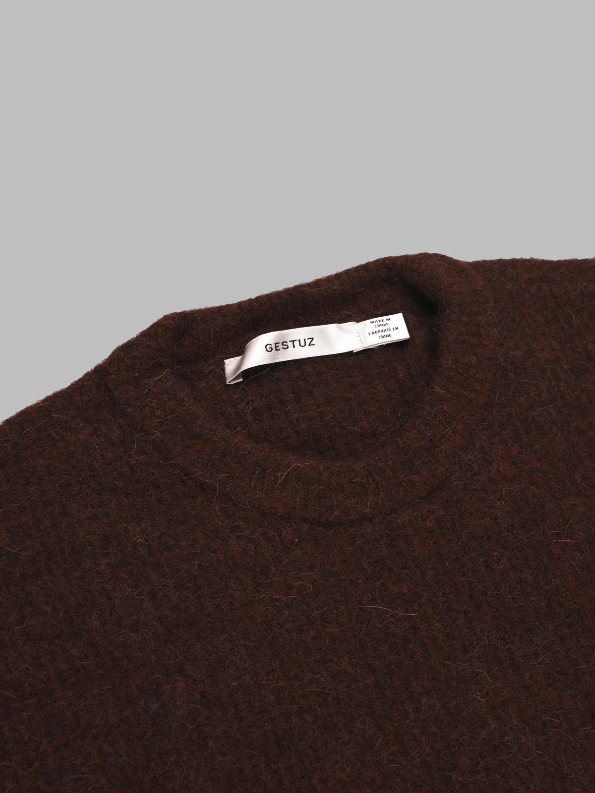 gz alpha slit pullover 10910590- 107340 GESTUZ
