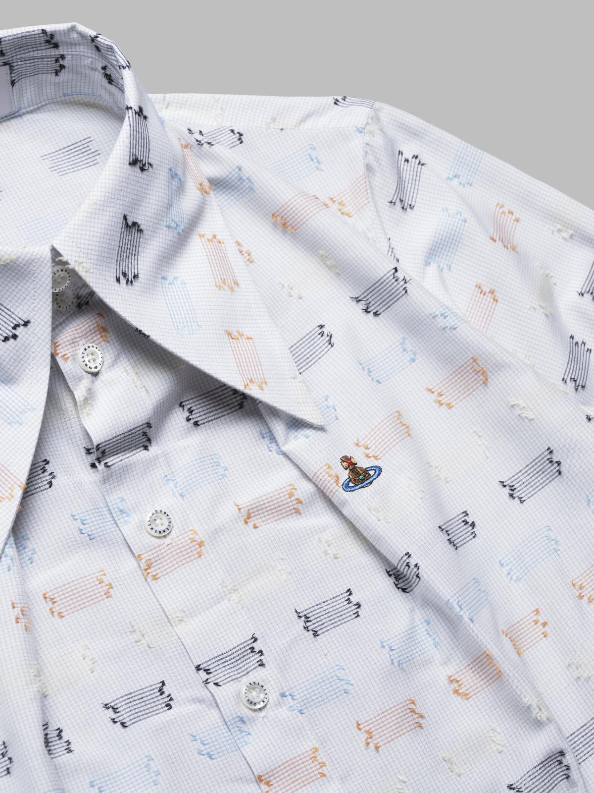 ss violin shirt - white 15010066-W012W- A206 VIVIENNE WESTWOOD