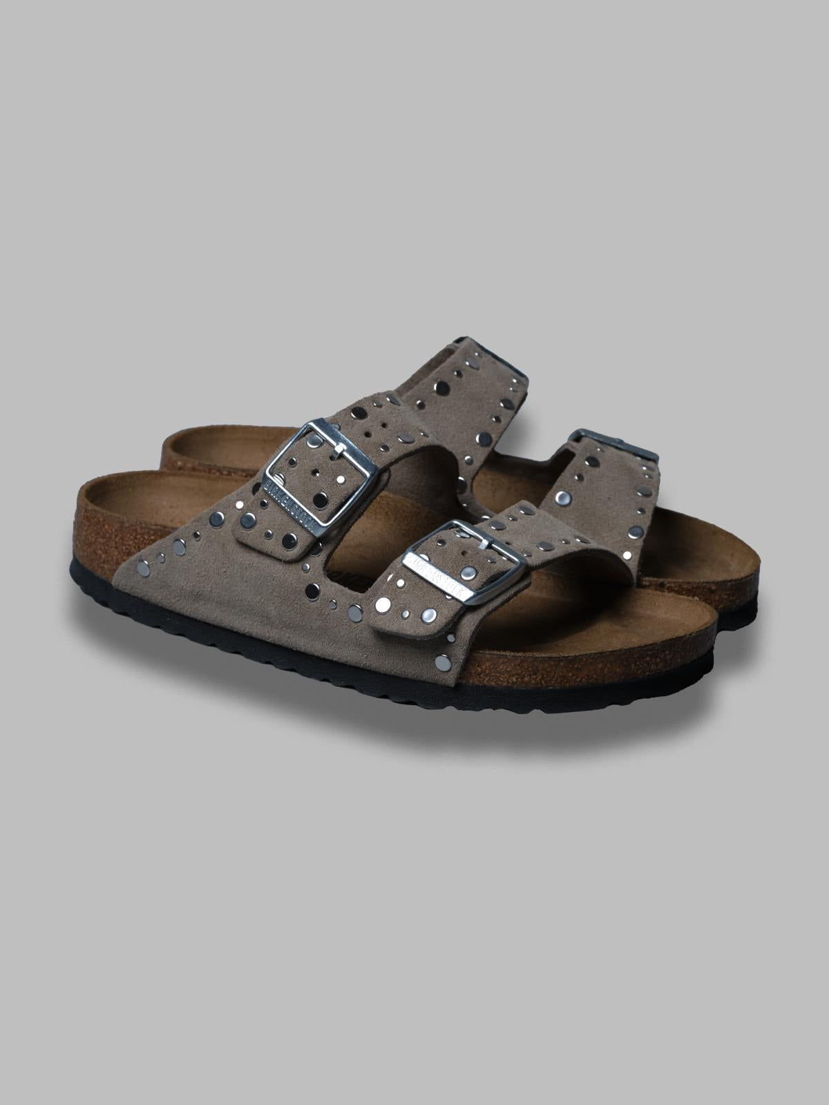 arizona rivet taupe, suede leather - calz. s 1029390 TP BIRKENSTOCK