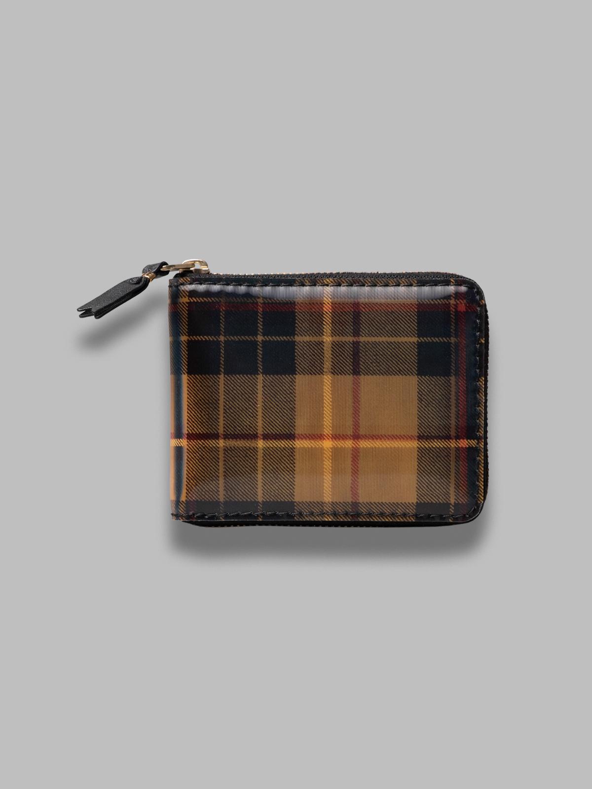 wallet / lenticular tartan - 100% tpu in: 100%cowhide made in spain SA7100LT YG COMME DES GARÇONS WALLET