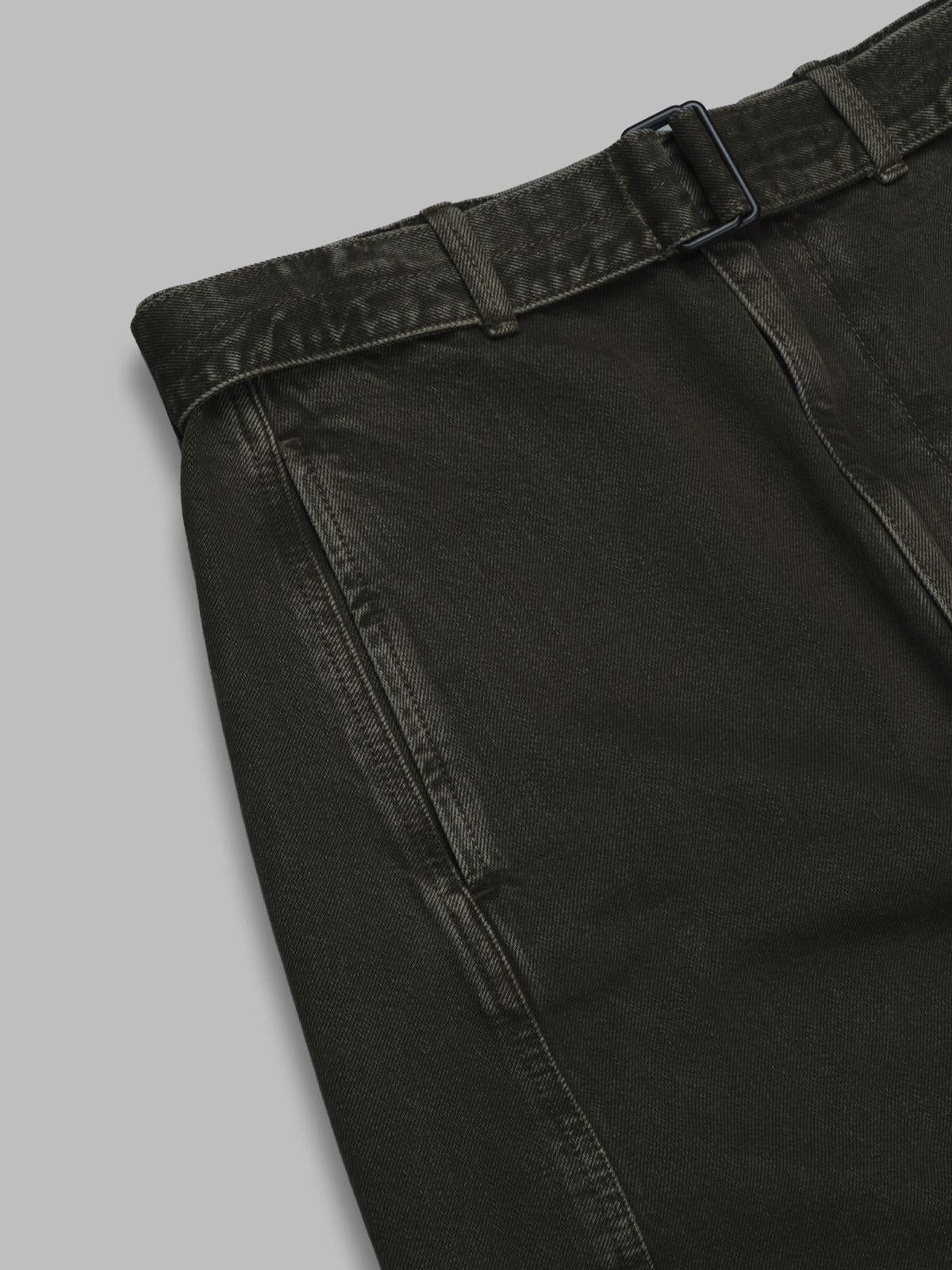 twisted belted pants PA326-LD1062- GR631 LEMAIRE
