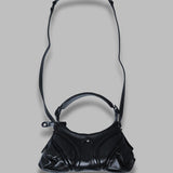 moonogram embossed leather futura mini WBA006A-CLEA0051- BK99 MARINE SERRE