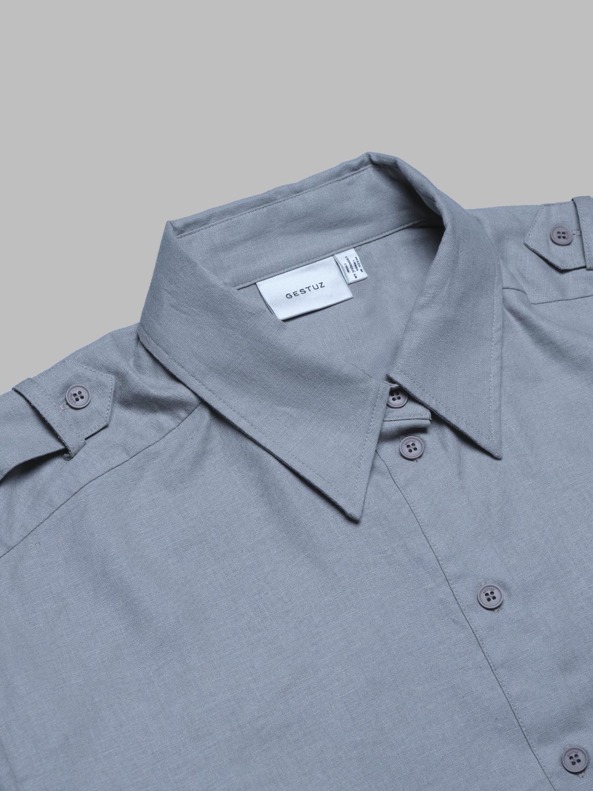 gz liane linen shirt 10909908- GY GESTUZ