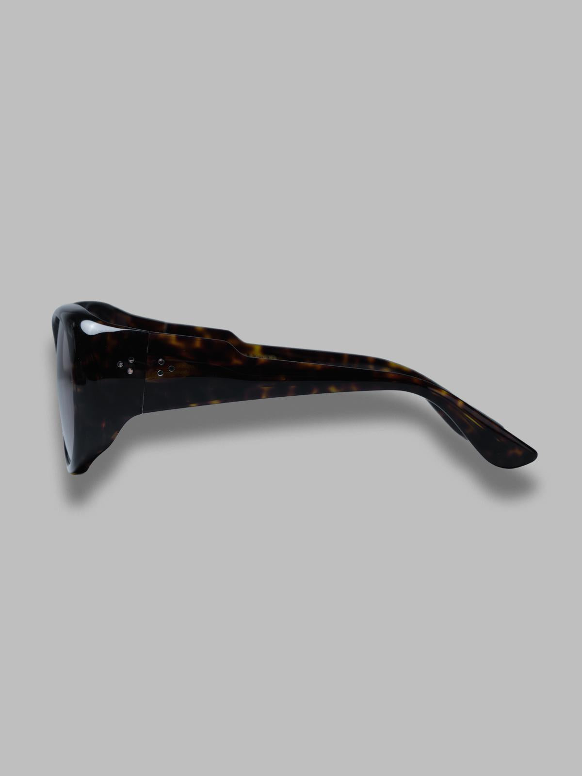gambia sunglasses - myrrh acetate, olive lens - made in japan PT-6503- BR PORT TANGER