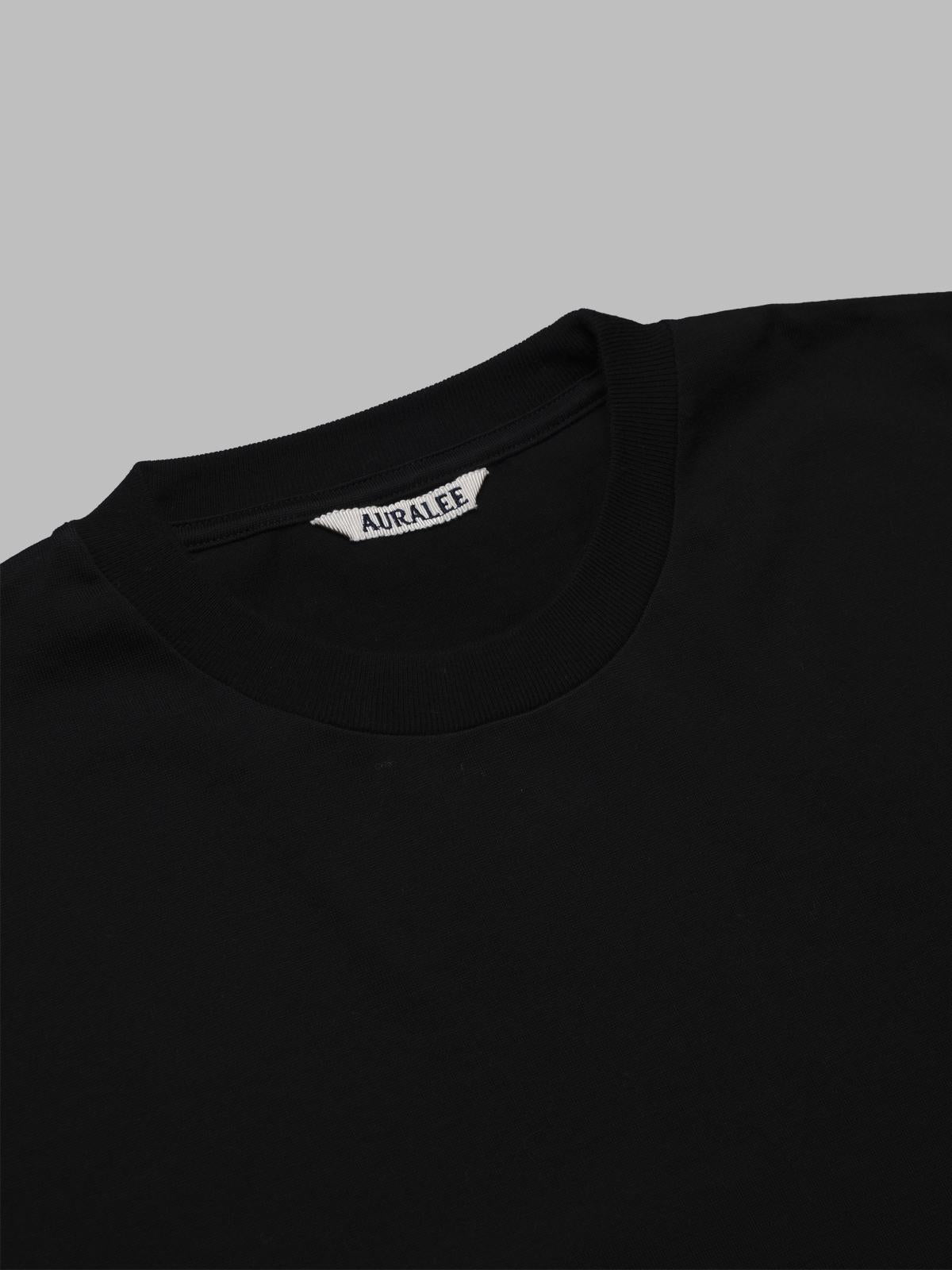 luster plaiting tee A00P02GT- BLK AURALEE