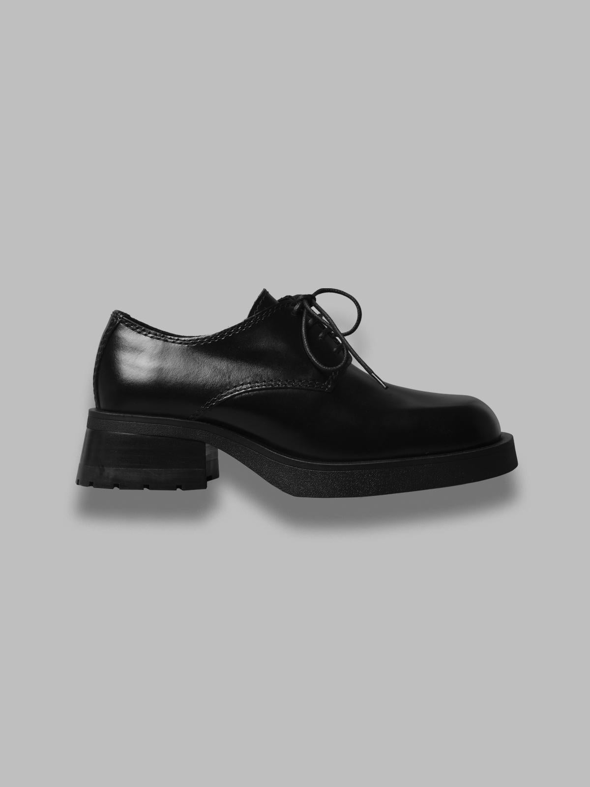 althea black brogues E8_3760- BK MIISTA
