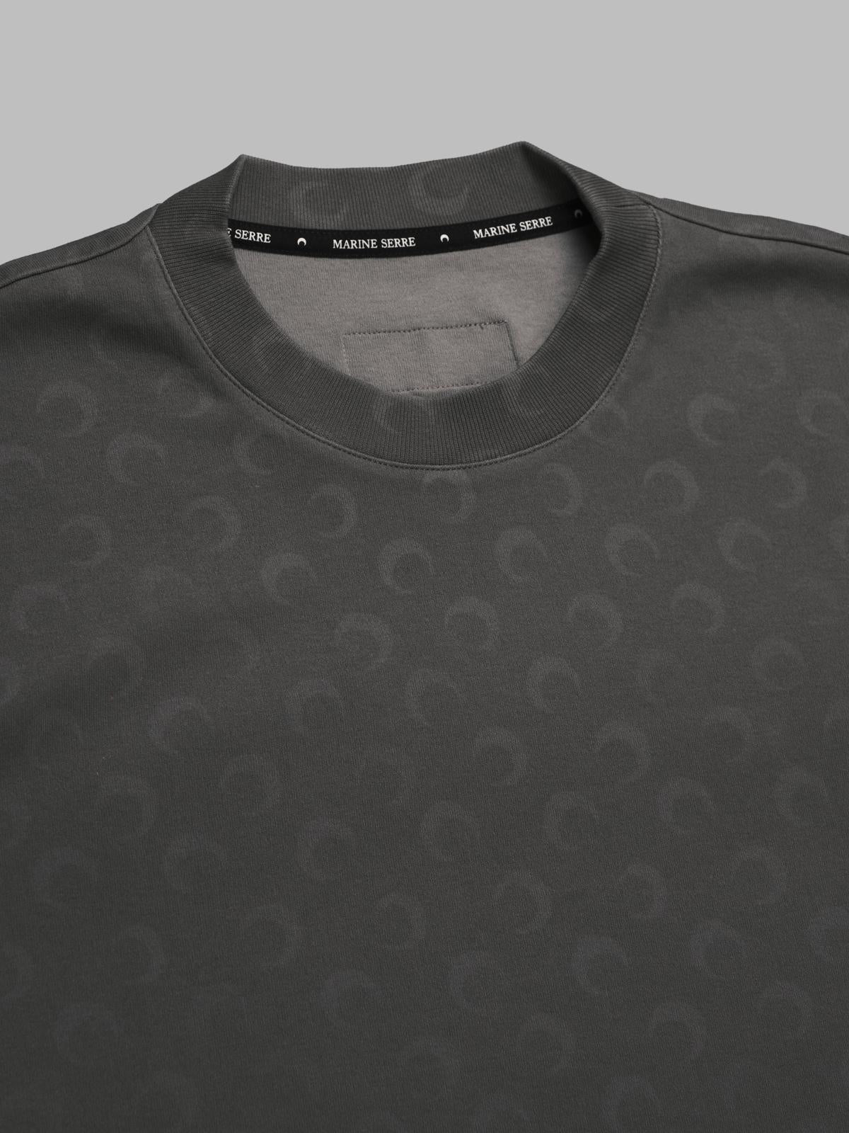 faded moon jersey relaxed t-shirt UTT001ACJER0070- GR90 MARINE SERRE