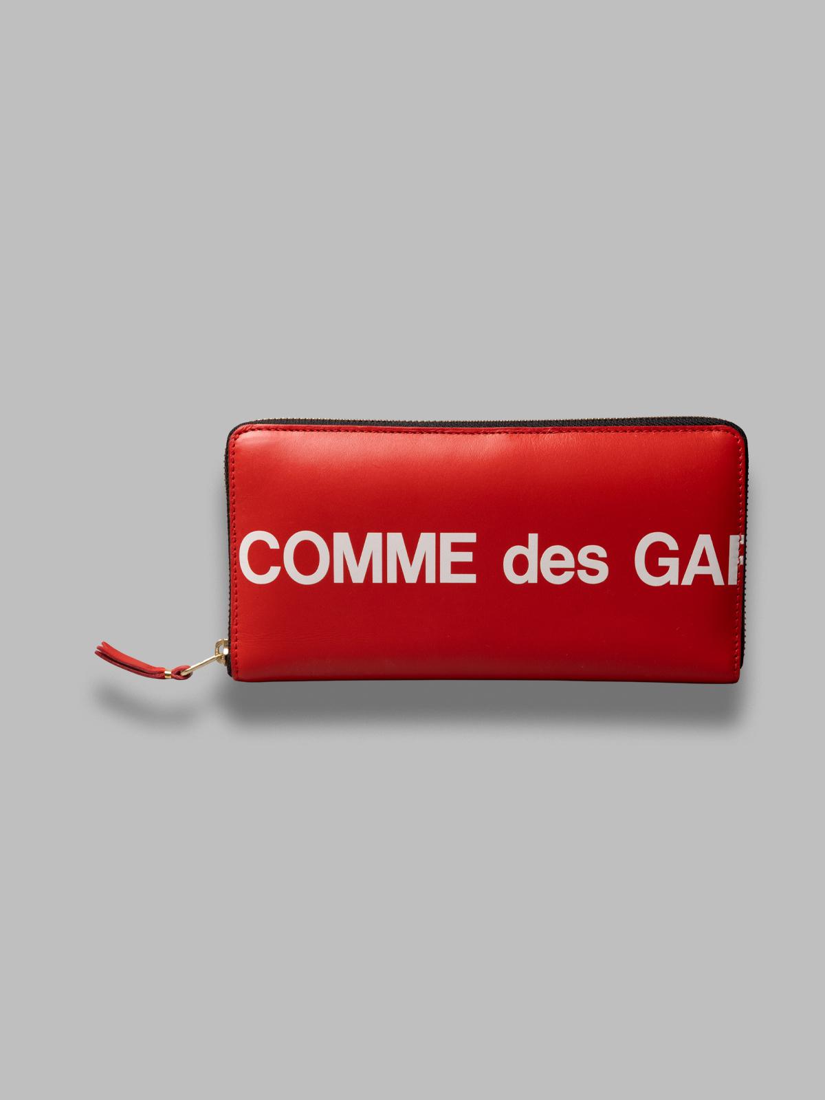 huge logo wallet SA0110HL RD COMME DES GARÇONS WALLET