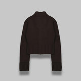 rolled cuff peggy cardigan VOL2601- BRW HOUSE OF SUNNY