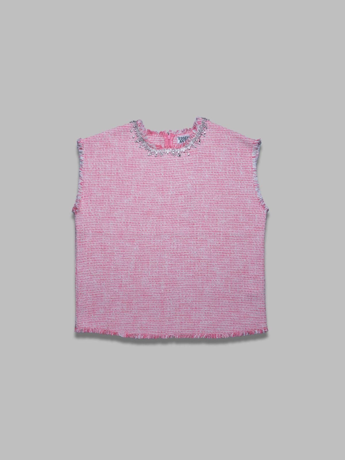 honduras rhinestone trim top HONDURAS- H2CP ESSENTIEL ANTWERP