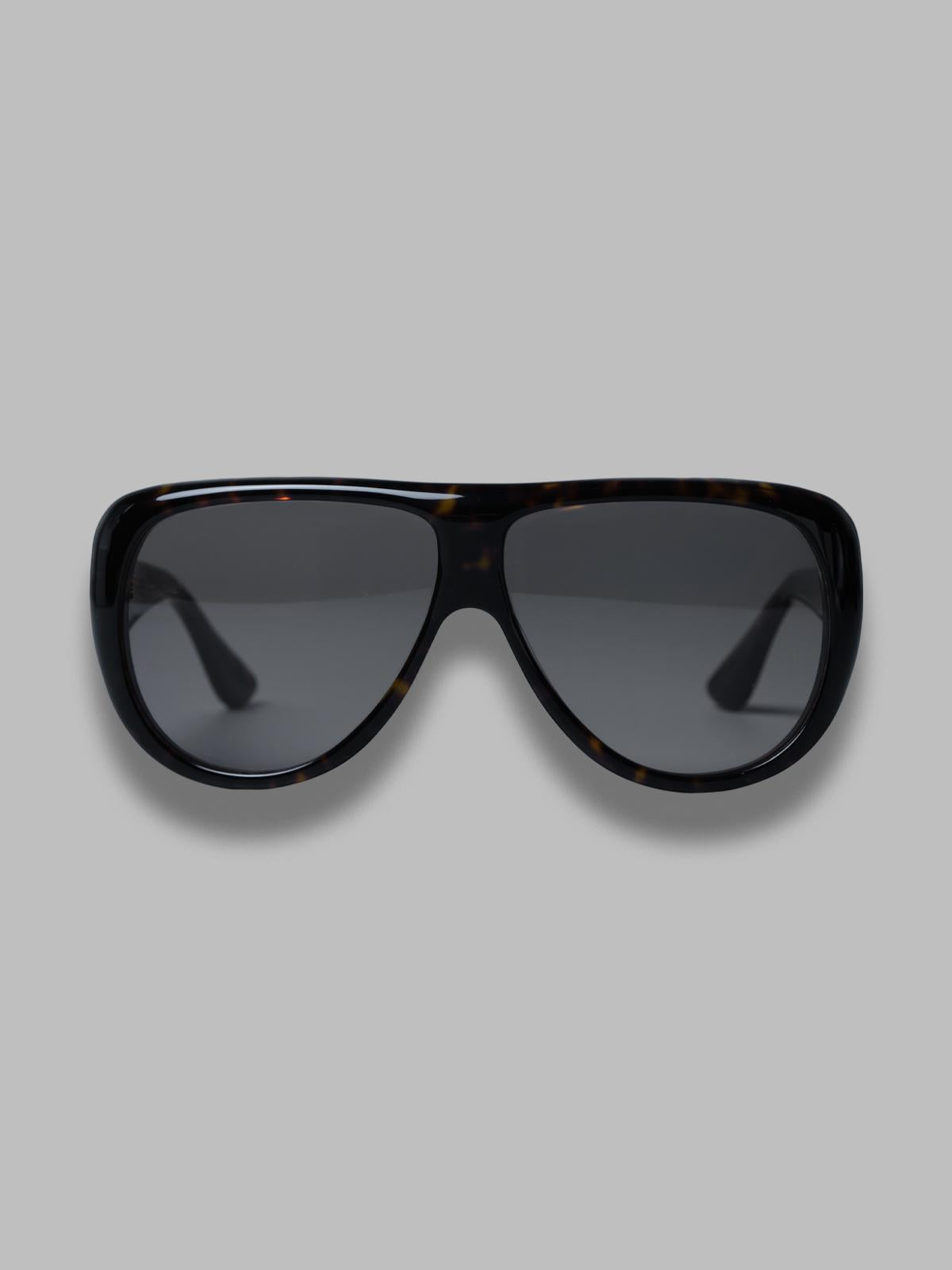 gambia sunglasses - myrrh acetate, olive lens - made in japan PT-6503- BR PORT TANGER